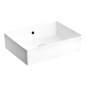 VitrA Basin 500x380mm VTPB0046 White Fire Fine Clay No Tap Hole