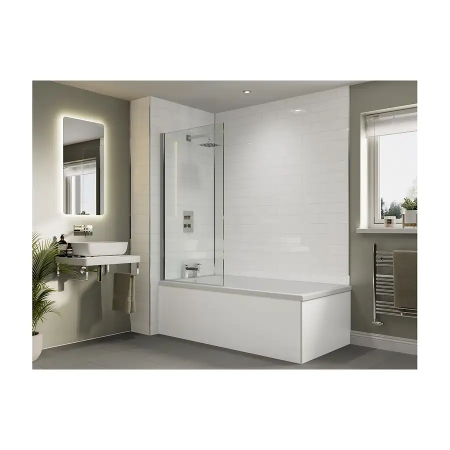 Abode Basin Mixer ABPK0022 Wall Mounted Chrome Sleek - Image 4