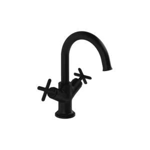VitrA Basin Mixer Cross Handles Matte Black VTTS1072