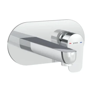 VitrA Low Pressure Basin Mixer Chrome Wall Mounted VTTS1126
