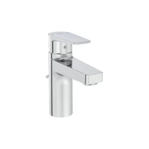 VitrA Chrome Square Basin Mixer Waste Lever Deck Mounted - VTTS1130