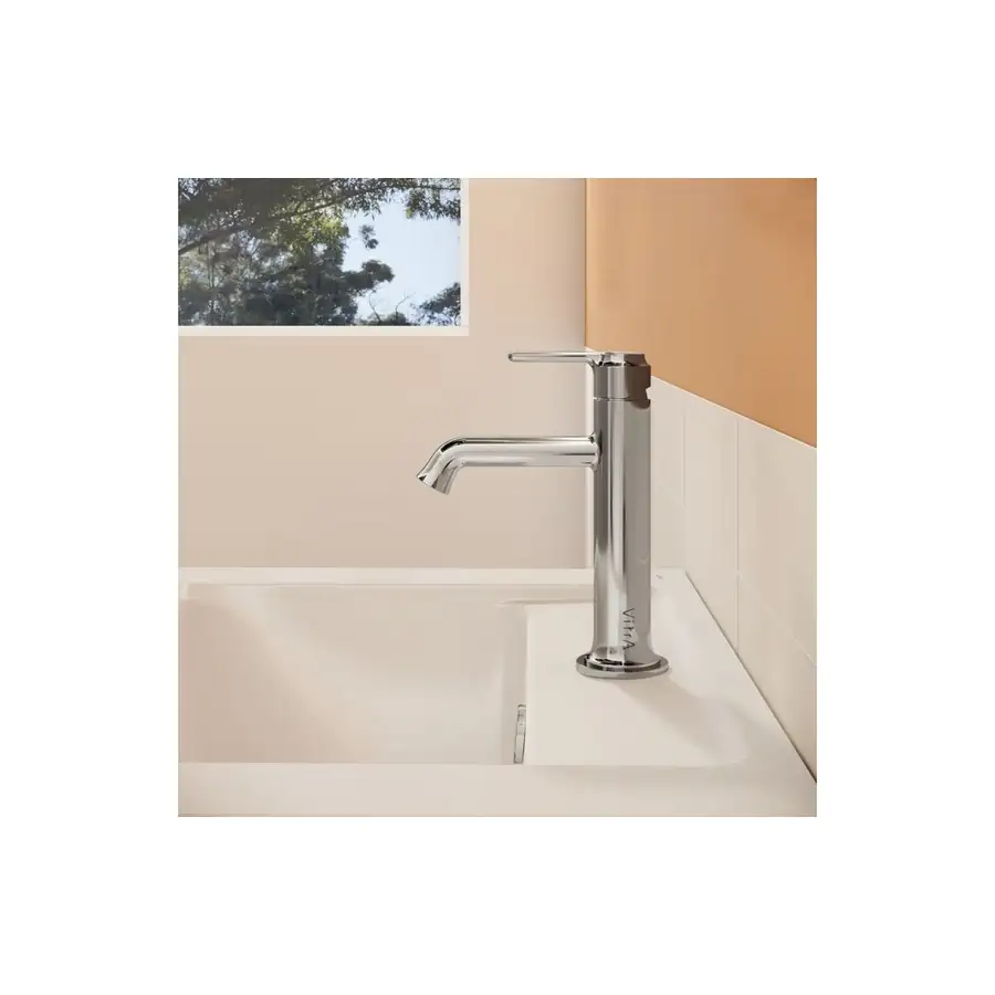 VitrA Chrome Classic Basin Mixer Deck Mounted - VTTS1142 - Image 4