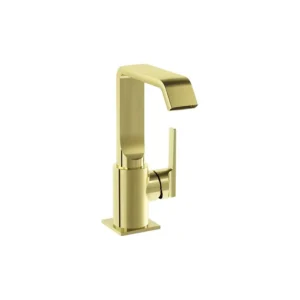 VitrA Side Handle Basin Mixer Deck Mounted Soft Gold Finish - VTTS1144