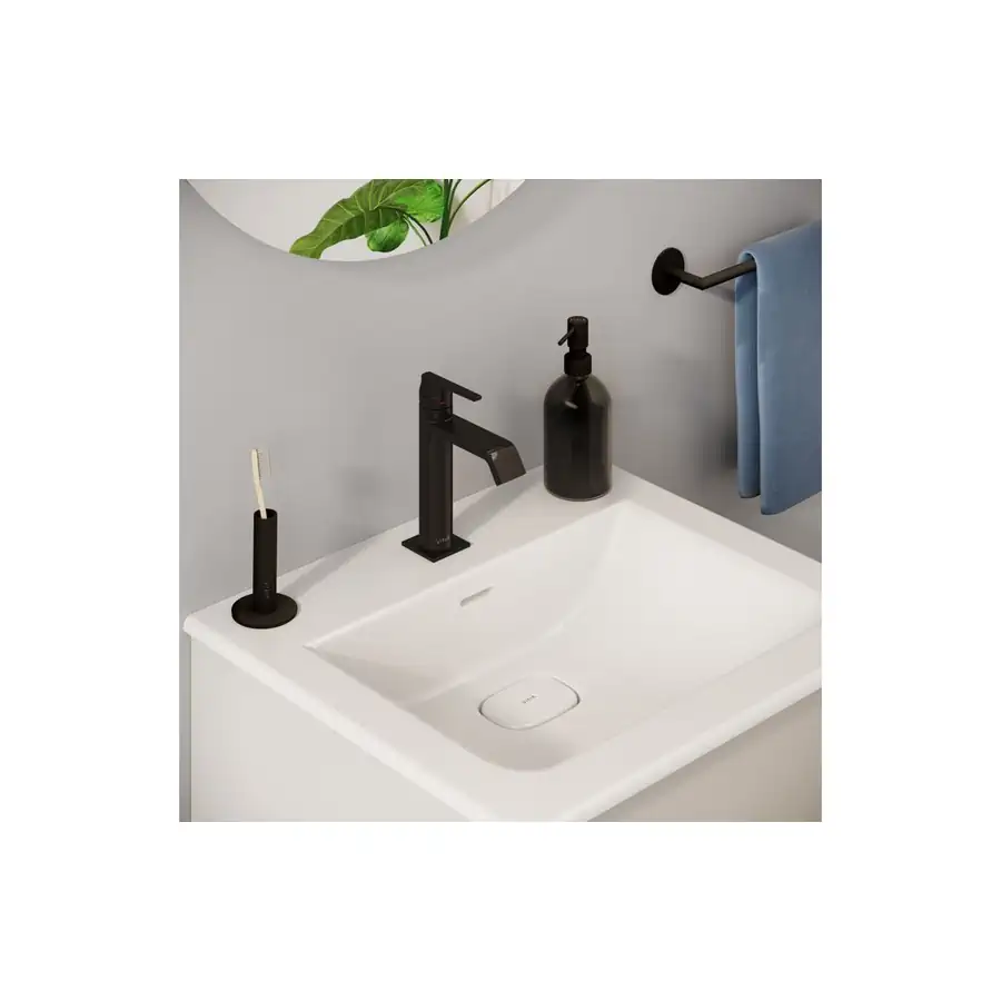 VitrA Gloss Black Basin Mixer Low Pressure and V-Bright - VTTS1150 - Image 2