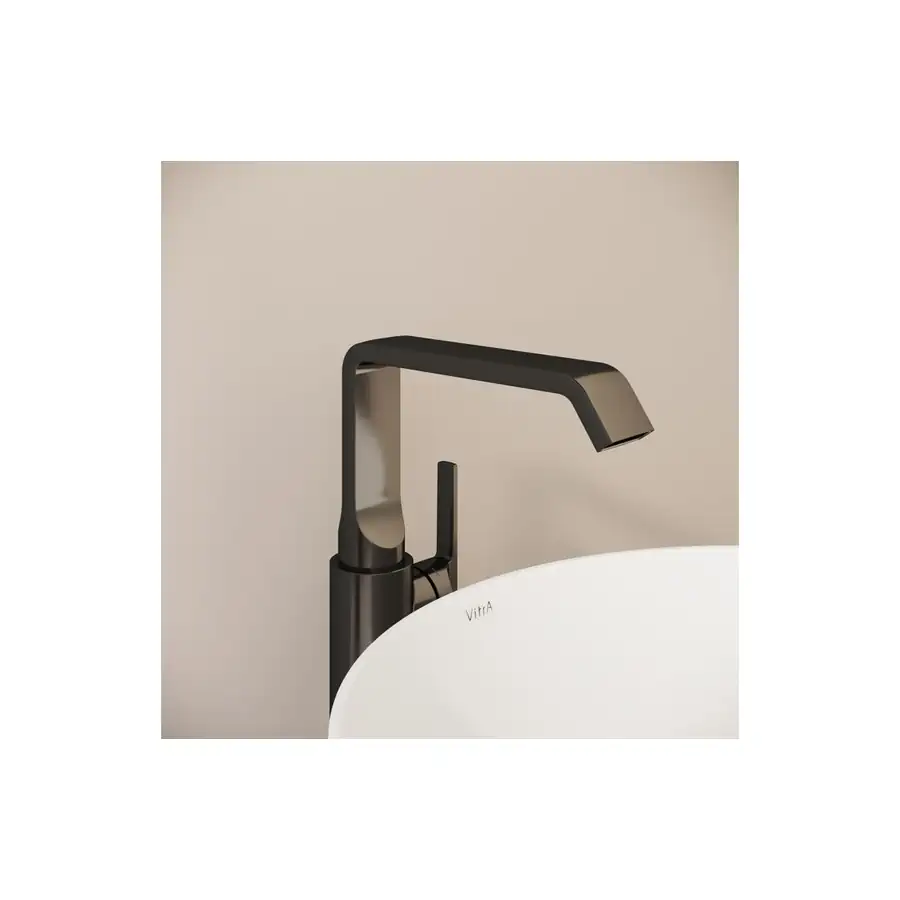 VitrA Gloss Black Suit Basin Mixer Low Pressure Side Handle - VTTS1156 - Image 3