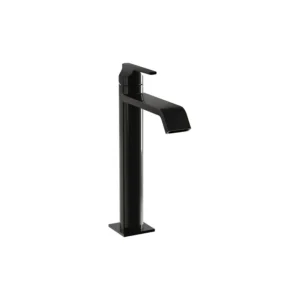 VitrA Gloss Black Basin Mixer Tap Low Pressure Deck Mounted - VTTS1166