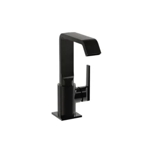 VitrA Basin Mixer VTTS1192 Gloss Black With Low Pressure Deck Mounted VBright