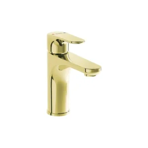 VitrA Soft Gold Basin Mixer Deck Mounted Curved Design - VTTS1430