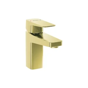 VitrA Square Compact Basin Mixer Deck Mounted Soft Gold - VTTS1468