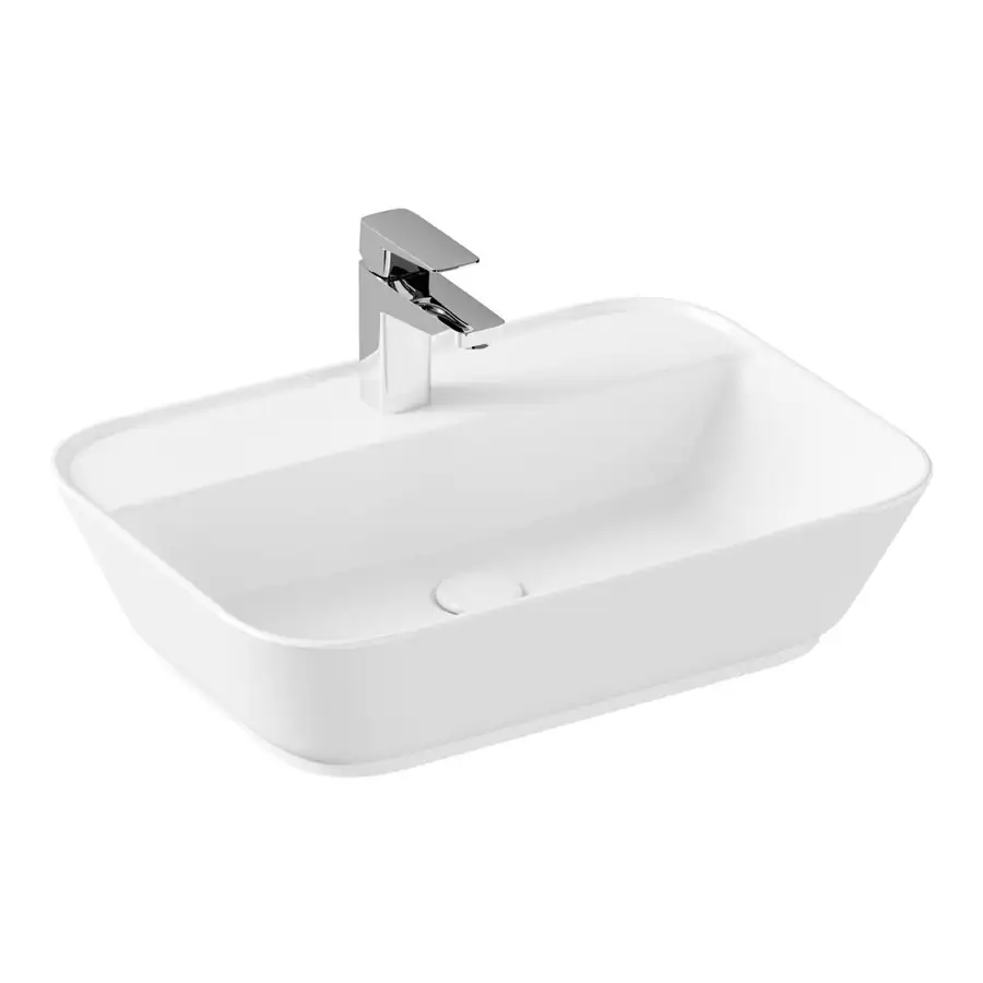 VitrA Basin VTPB1240 600x425mm White Fire Fine Clay