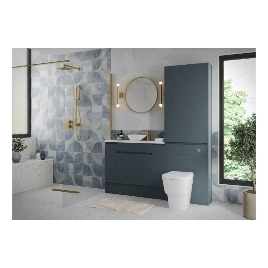 Modish Basin WC Unit DIFTP4956 Slim 1236mm - Image 2