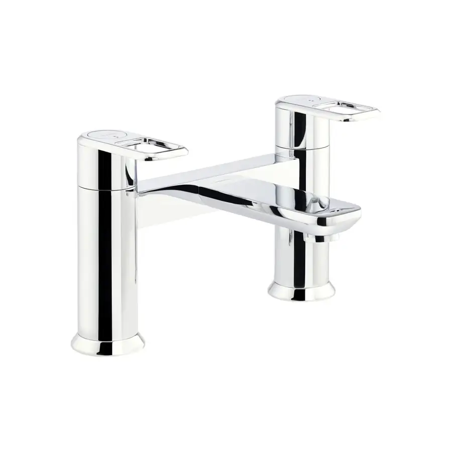 Abode Bath Filler AB2812 Low Pressure Deck Mounted Chrome Rapid Fill Bath