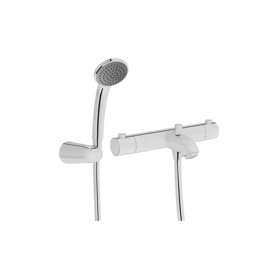 VitrA Aquaheat Bath Filler Chrome Mixer Low Pressure