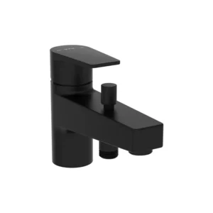 VitrA Monohole Bath Filler Matt Black VTTB1008 Wall Mounted