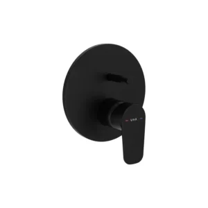 VitrA Bath Mixer Valve Matt Black Low Pressure