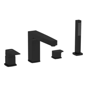 VitrA Bath Shower Mixer 4-Hole VTTB1064 Matt Black