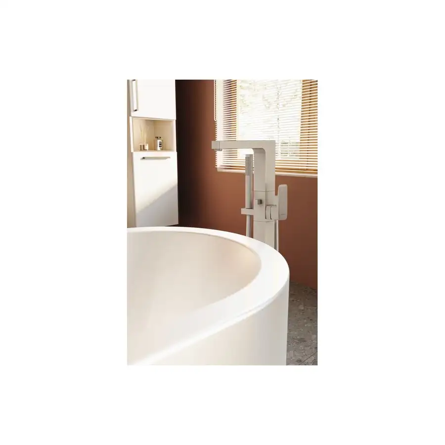 VitrA Brushed Nickel Bath Shower Mixer VTTB1118 - Image 3