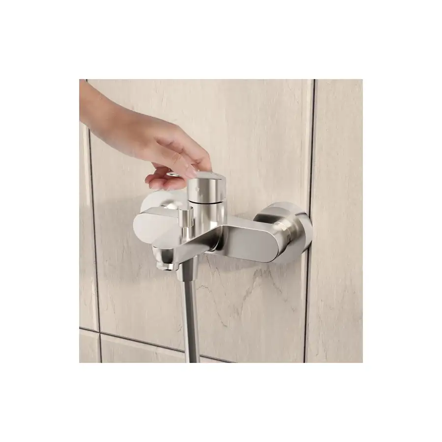 VitrA Bath Shower Mixer Low Pressure Chrome VTTB2002 - Image 3