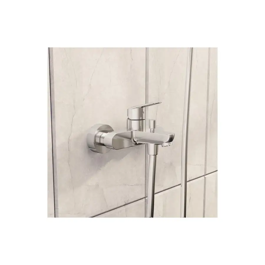 VitrA Bath Shower Mixer Low Pressure Chrome VTTB2002 - Image 2