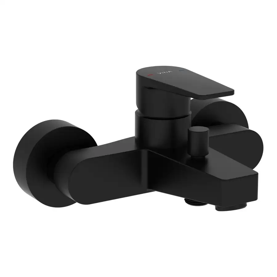 VitrA Low Pressure Bath Shower Mixer Matt Black VTTB2010