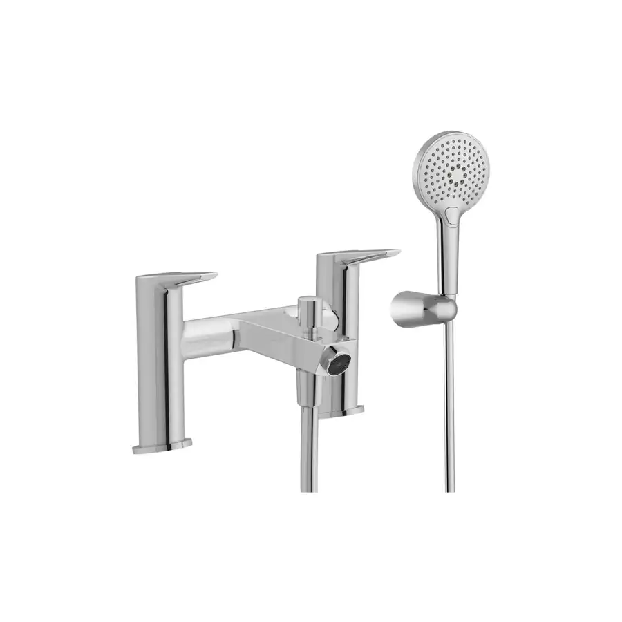 VitrA Solid S Bath Shower Mixer Chrome VTTB2014 - Image 2