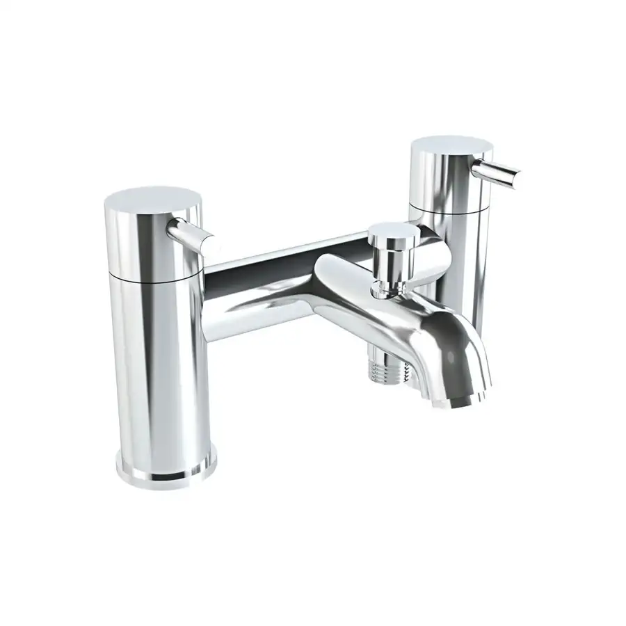 VitrA Deck Mounted Bath Shower Mixer Chrome VTTB2016 - Image 3