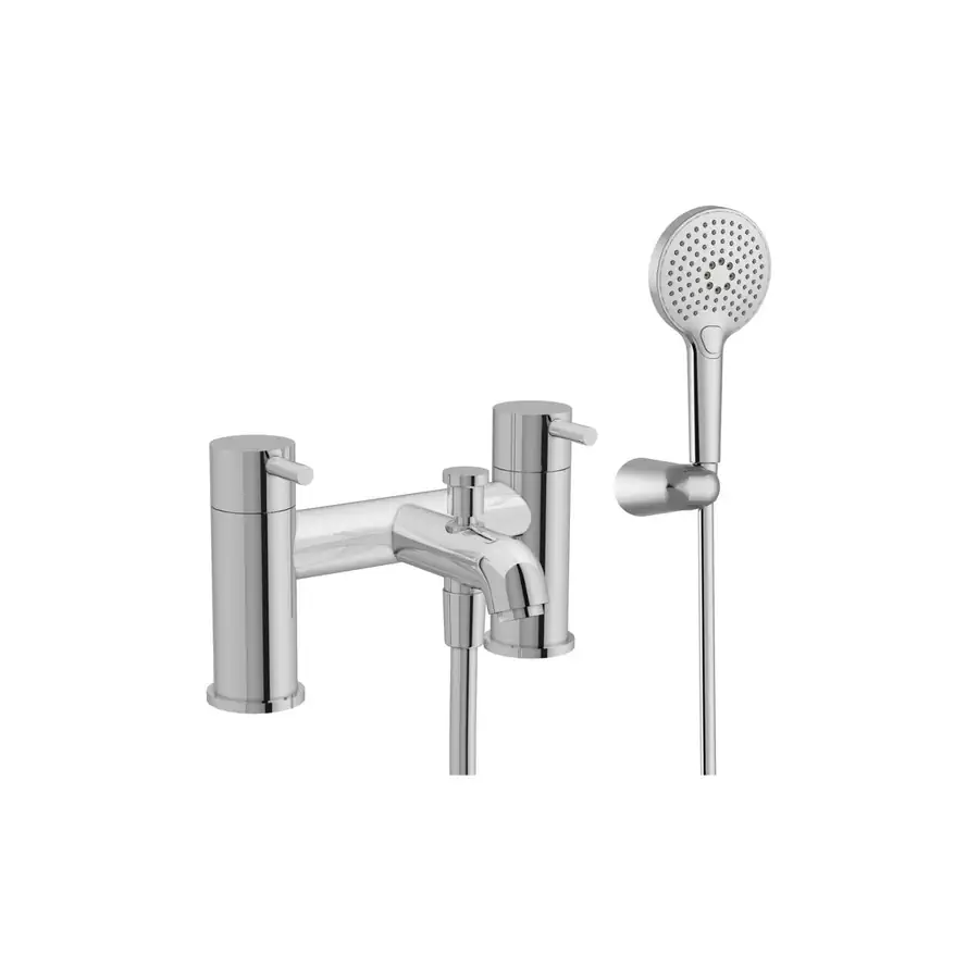 VitrA Deck Mounted Bath Shower Mixer Chrome VTTB2016 - Image 2