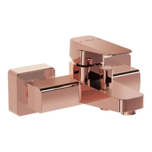 VitrA Root Square Soft Copper Bath Shower Mixer VTTB2044