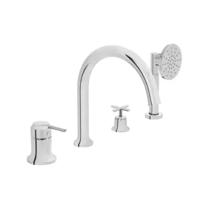 VitrA 4 Hole Bath Shower Mixer VTTB4002 Chrome