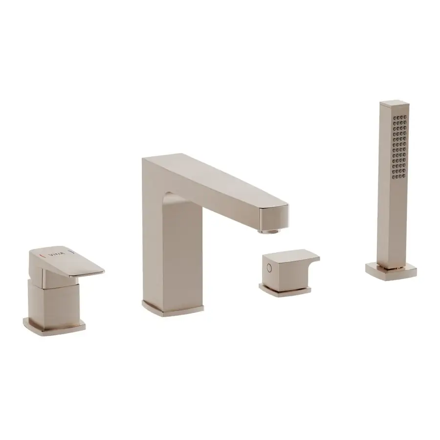 VitrA Bath Shower Mixer Brushed Nickel 4Hole VTTB4020
