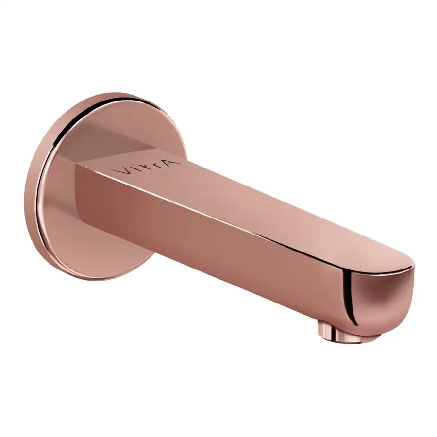 VitrA Root Round Bath Spout Soft Copper VTTB1076 Wall Mounted