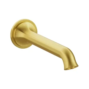 VitrA Brushed Gold Bath Spout Wall-Mounted Low Pressure - VTTB1158