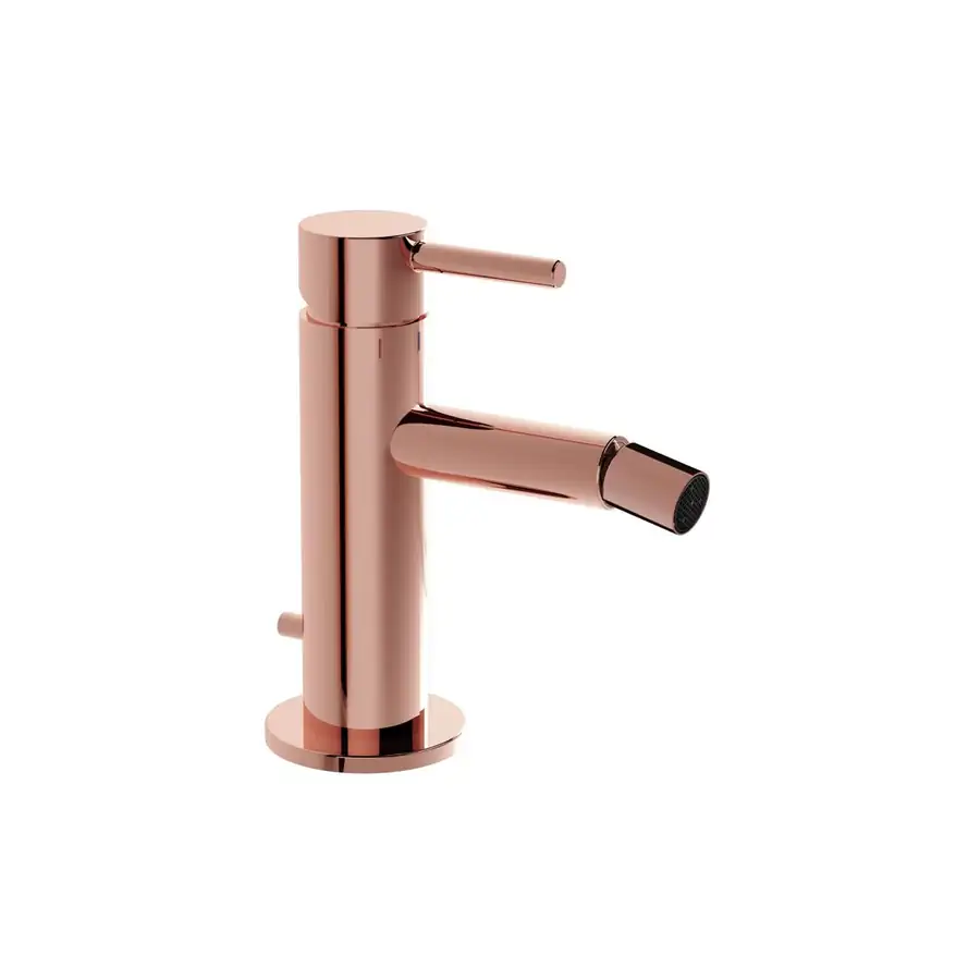 VitrA Bidet Mixer Soft Copper Deck Mounted - Low Pressure