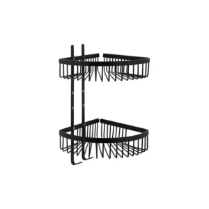 VitrA Double Sponge Basket VTAC0084 Matt Black Finish