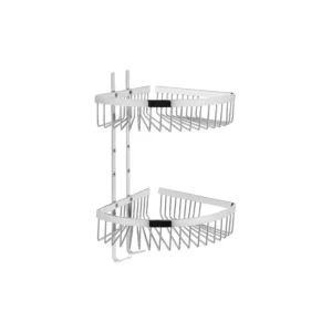 VitrA Double Sponge Basket VTAC0086 Chrome Finish with Spacious Capacity