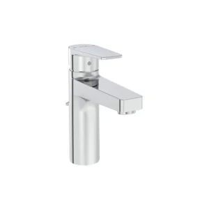 VitrA Large Chrome Square Basin Mixer Deck Mounted - VTTS1134