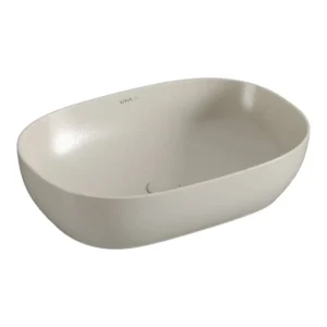 VitrA Recycled Basin VTPB0200 595x410mm No Tap Hole Taupecolour