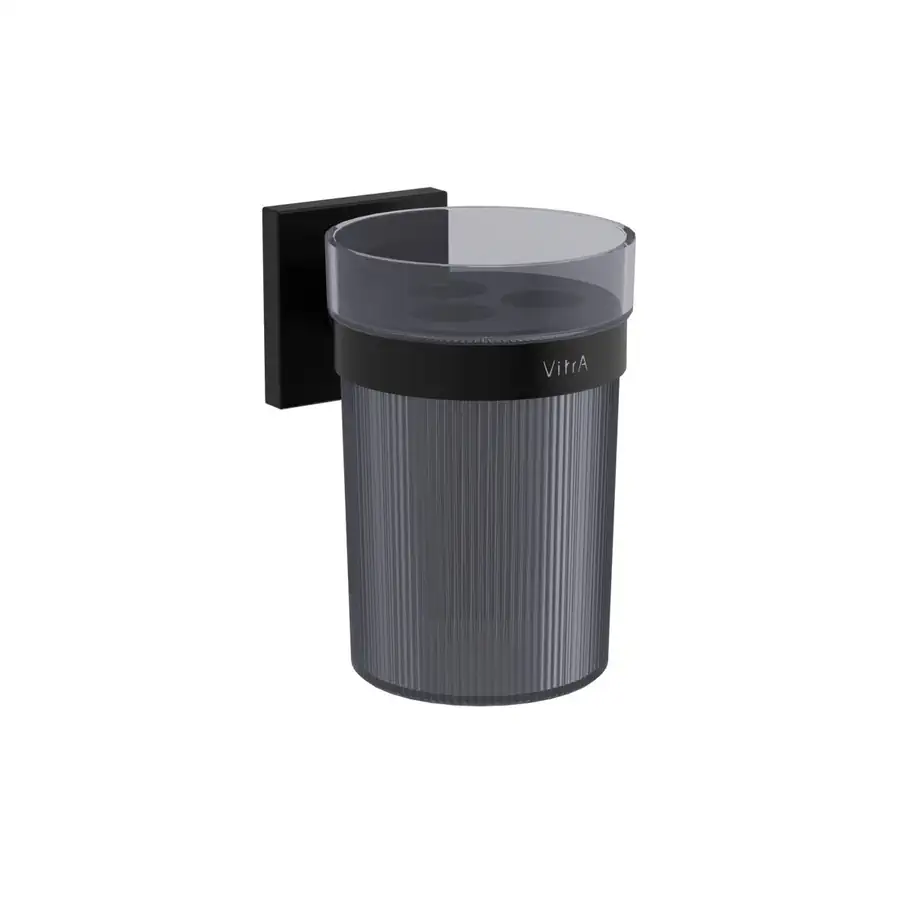 VitrA Root Toothbrush Holder VTAC0064 Chrome Matt Black