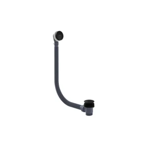 VitrA Round Bath Waste Matt Black - VTTW0004