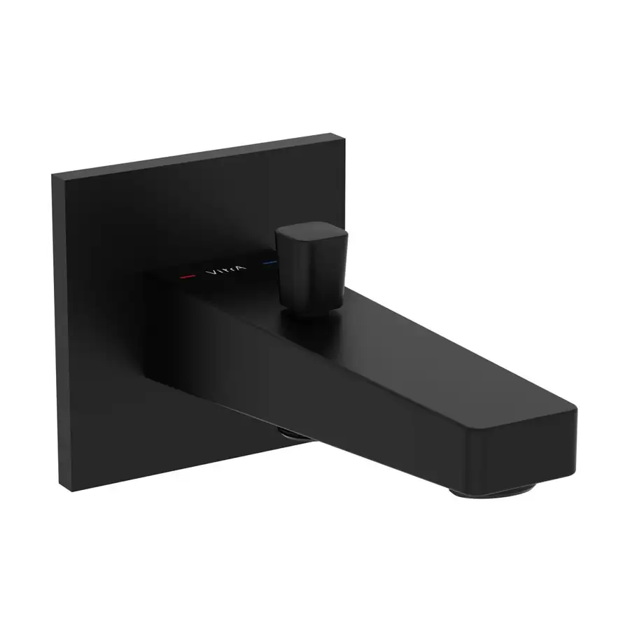 VitrA Root Square Shower Mixer Matt Black VTTB1170