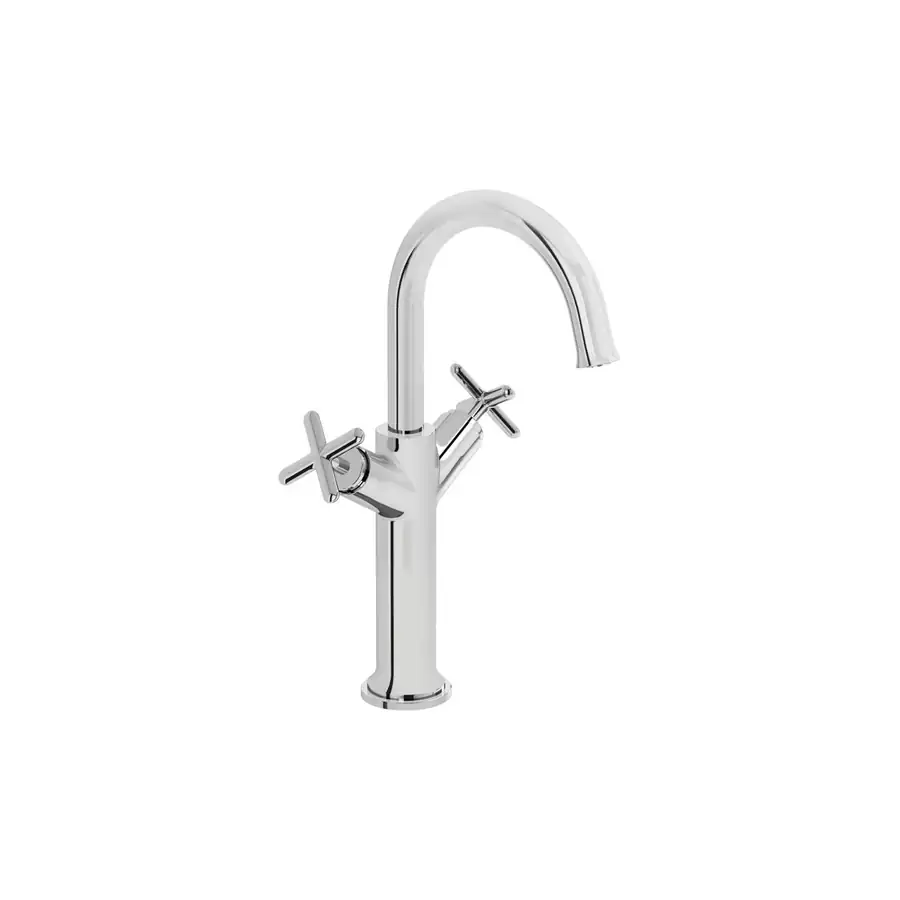 VitrA Classic Tall Basin Mixer Brushed Gold VTTS1078 Low Pressure
