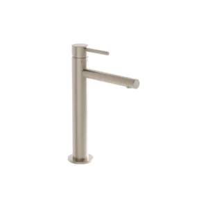 VitrA Brushed Nickel Tall Mixer Tap Deck Mounted - VTTS1264