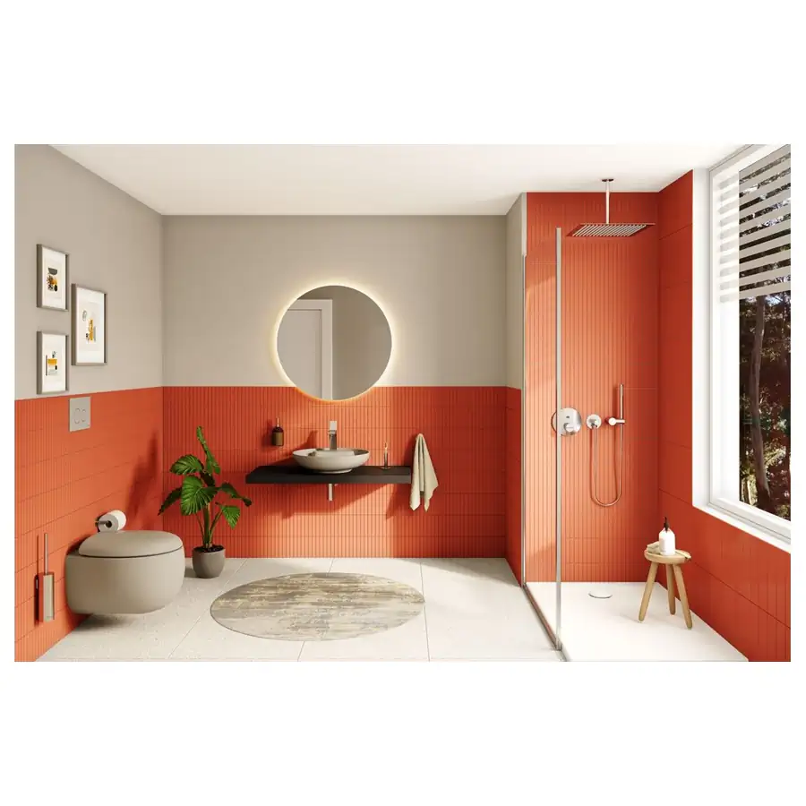VitrA Toilet Roll Holder VTAC0008 Brushed Nickel - Image 4