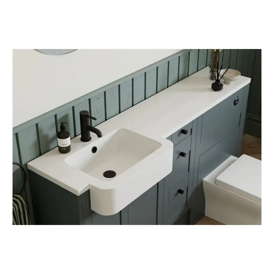 Modish Toilet Roll Unit DIFTP5300 Two Shelves Adjustable Leg Height - Image 3