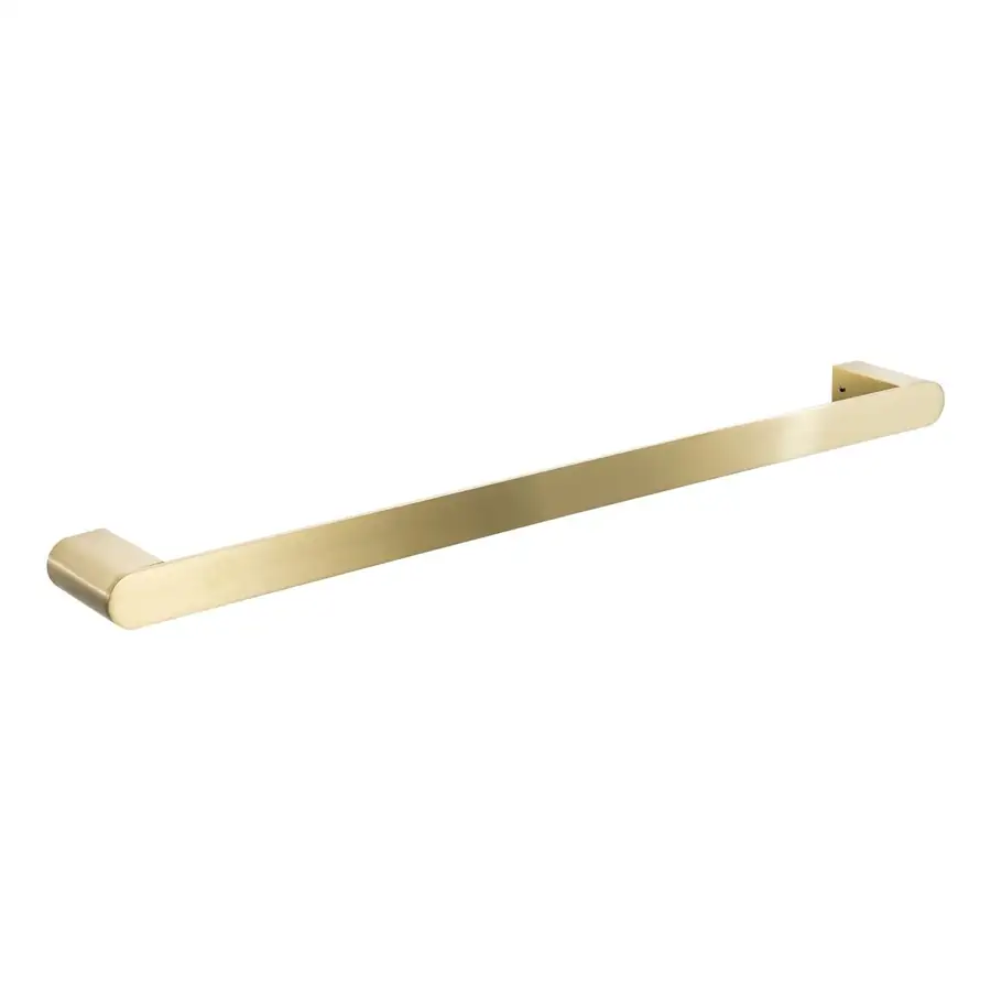 Abode Uno Single Towel Rail ABX1103 Solid Brass Wall Fixings