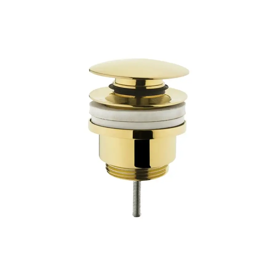 VitrA Universal Basin Mounted Waste Soft Gold Push Open - VTTW0106