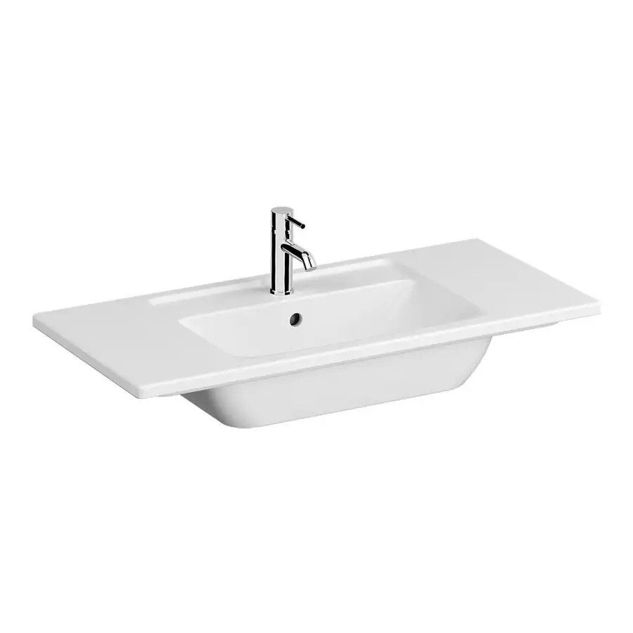 VitrA Vanity Basin VTPB1074 White Fire Clay 1000x465mm