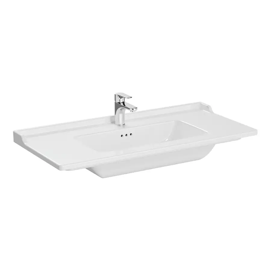VitrA Vanity Basin VTPB1096 White Fire Fine Clay
