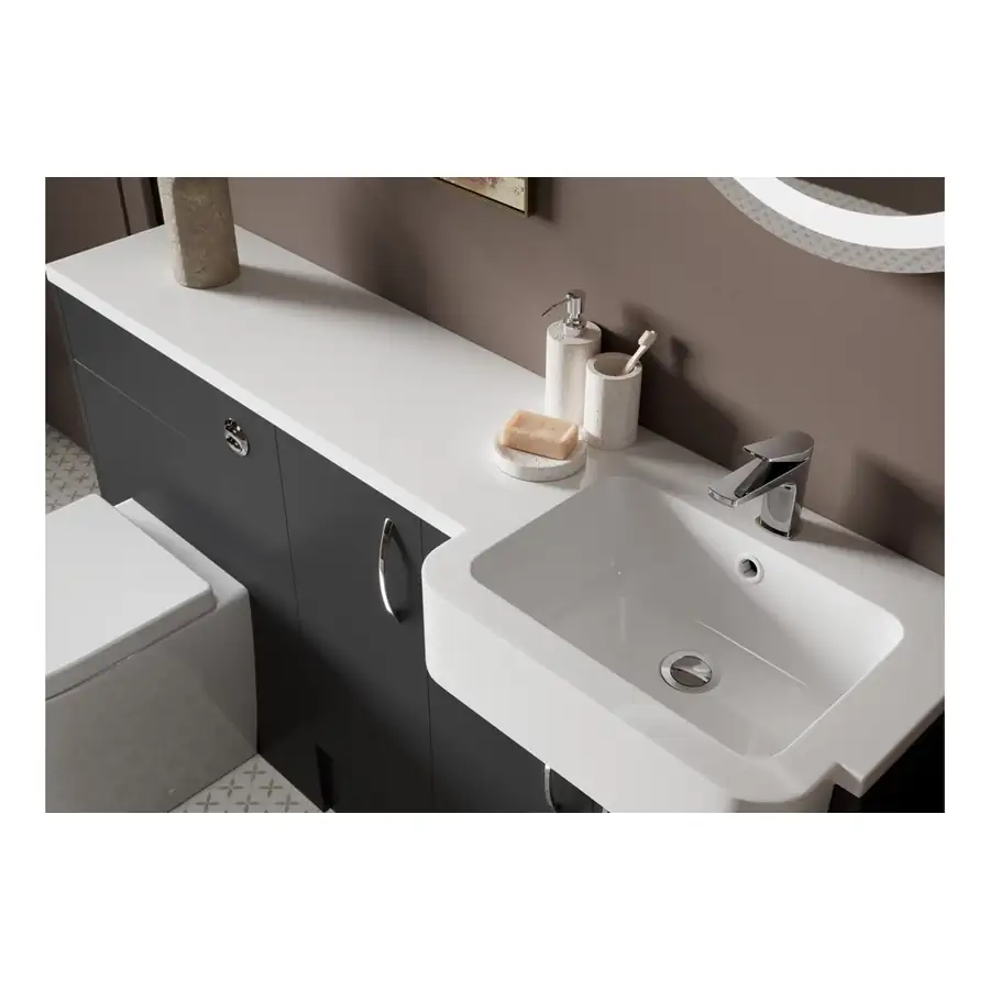 Modish WC Unit DIFTP2870 Slim 500mm - Image 3