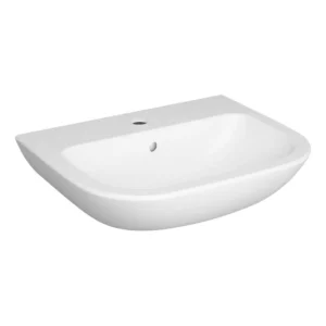 VitrA White Basin VTPB1020 One Tap Hole Hygiene Glaze
